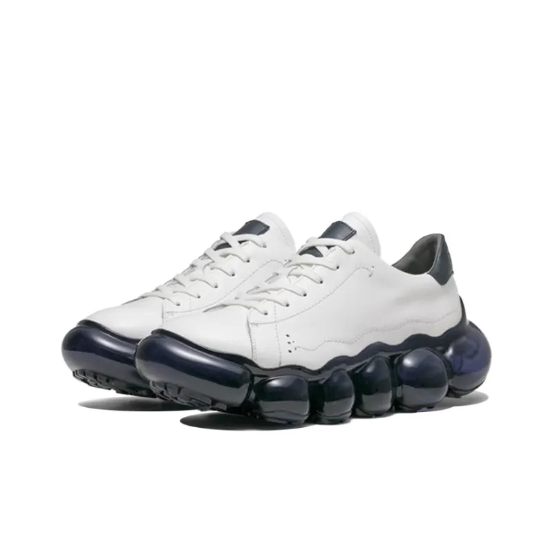 Grounds Jewelry Cow Athletic Shoes Unisex White Blue-1