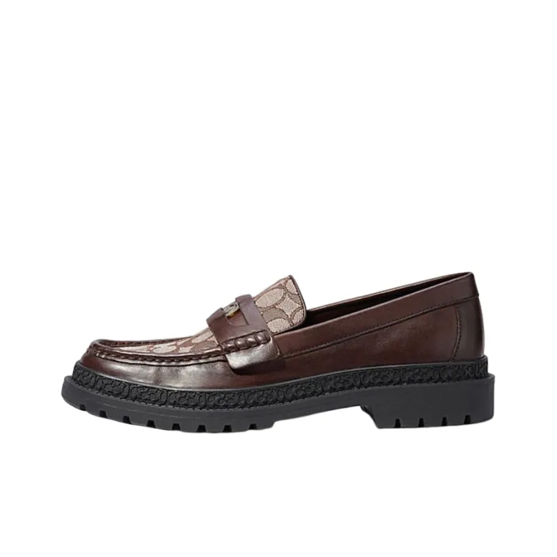 COACH Signature Casual Shoes Men's Brown-0