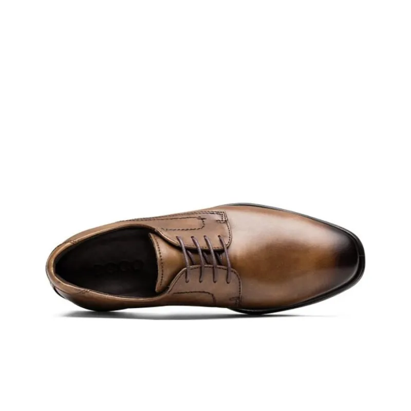 Ecco Men's Casual Shoes Men Low Top Brown-4