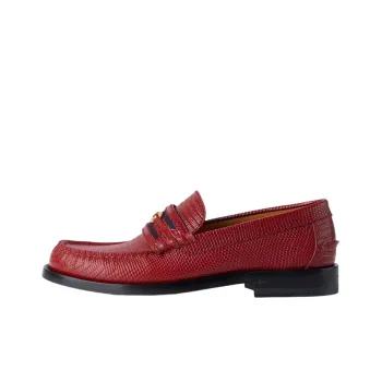 GUCCI Loafers Women's Red