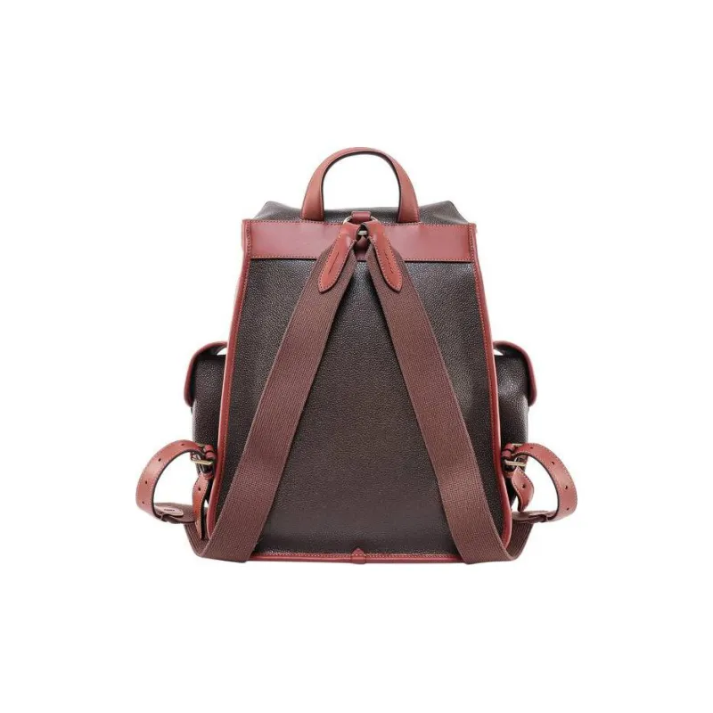 Mulberry Leather Backpack Regular Women's Brown-2