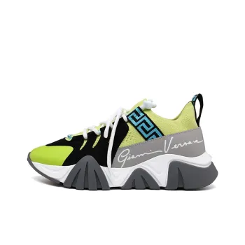 VERSACE Platform Shoes Men's Light Green