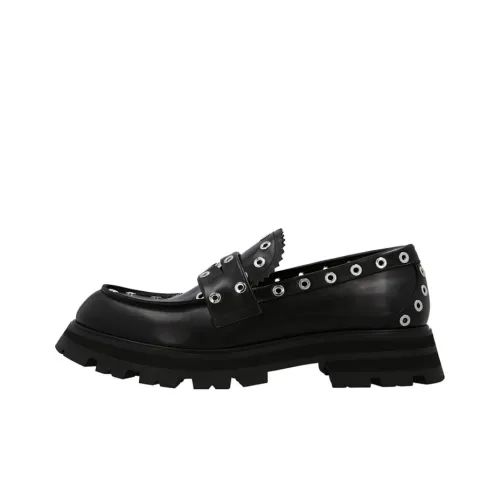 Alexander McQueen Eyelet-embellished Chunky Loafers