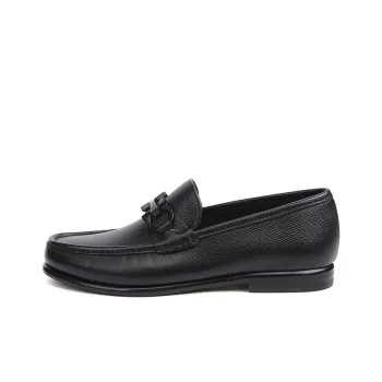 FERRAGAMO Crown Collection Men's Casual Shoes Men's Black