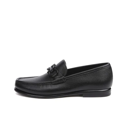 Ferragamo  Crown Series Leather Shoes Wmns Black