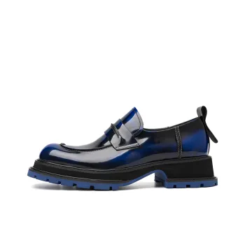 TUATARA Pearlescent Phantom Collection Platform Shoes Men's Black Blue
