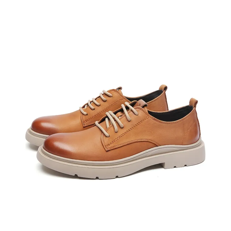 Anthony Miles Men's Casual Shoes Men Low Top Brown-2