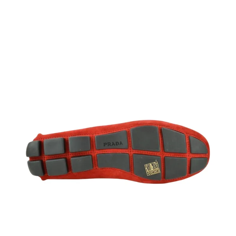 PRADA Men's Casual Shoes Men Low-Top Red-4