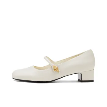 CHARLES&KEITH Block Heel Mary Jane Shoes Women's