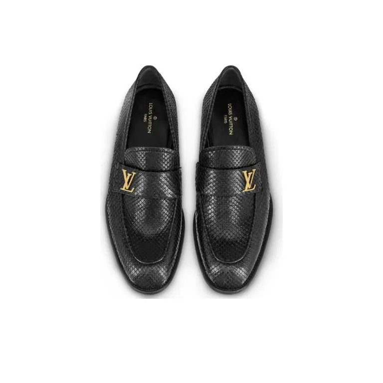 LOUIS VUITTON Saint Germain Casual Shoes Men's Black-3