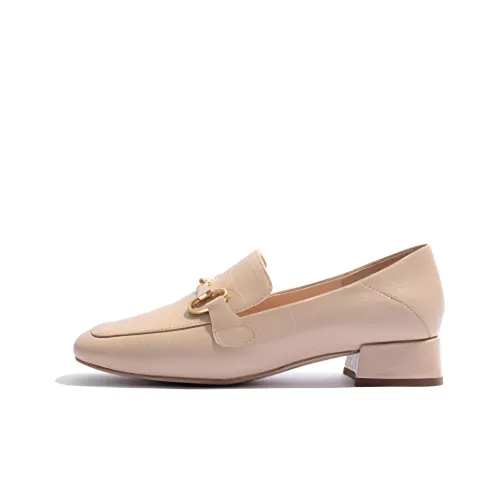 STEVE MADDEN Mary Jane Shoes Women's Low-Top Apricot