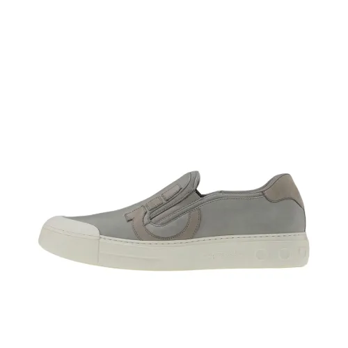 FERRAGAMO GANCINI Men's Casual Shoes Men's Light Gray