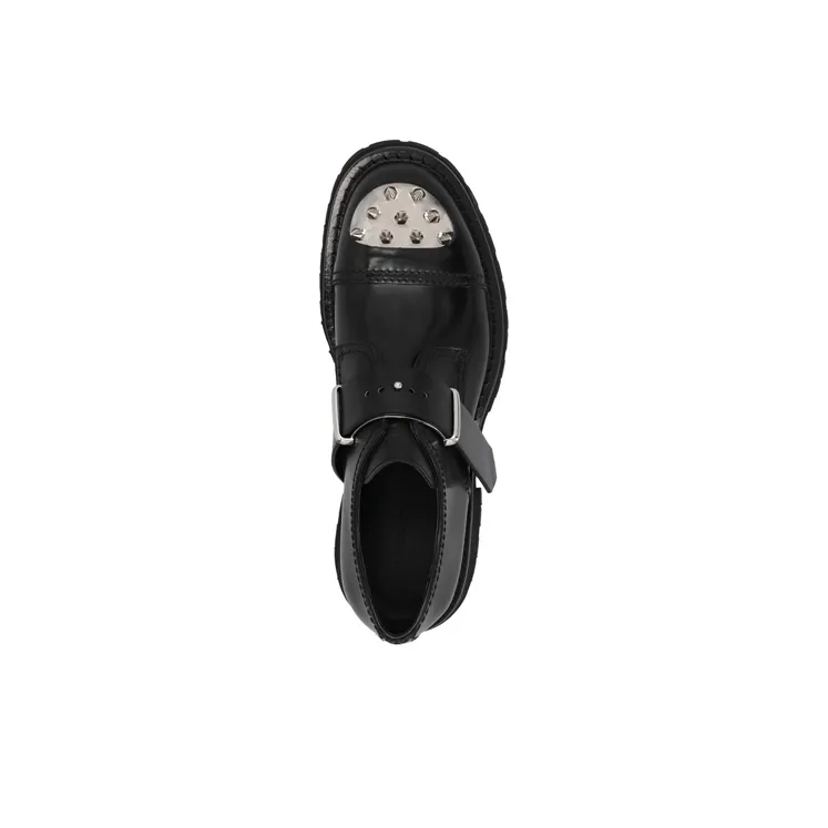 Alexander McQueen Punk Studded Derby Shoes-3