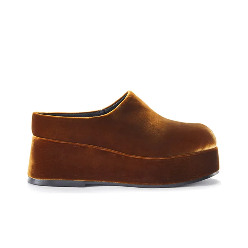 It's Toasted Shibuya One Japanese Style Row Platform Shoes Women's Brown-1