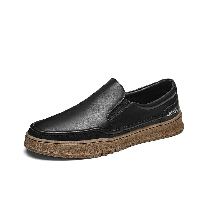 Jeep Men's Casual Shoes Men Low Top Black-1