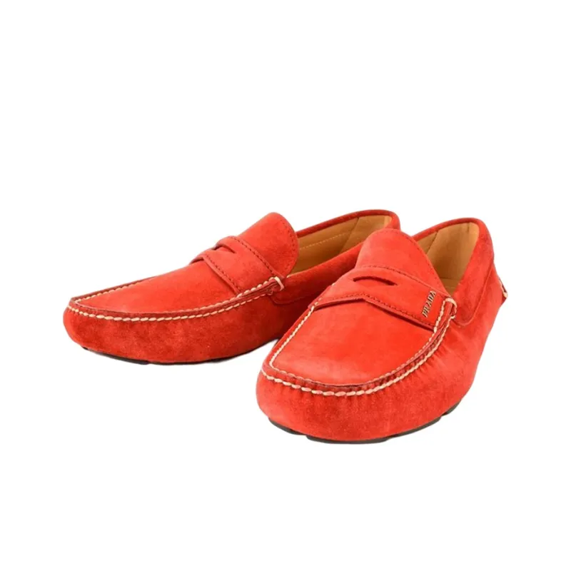 PRADA Men's Casual Shoes Men Low-Top Red-2