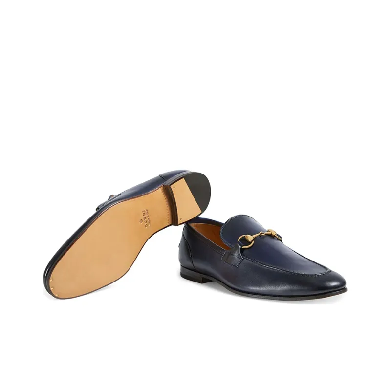 GUCCI Jordaan Casual Shoes Men's Blue-4