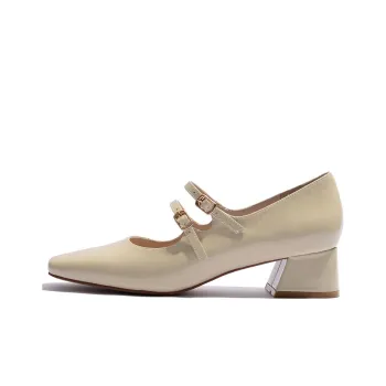 STEVE MADDEN Mary Jane Shoes Women's Beige