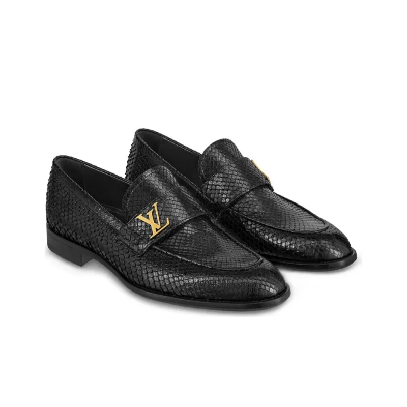 LOUIS VUITTON Saint Germain Casual Shoes Men's Black-1