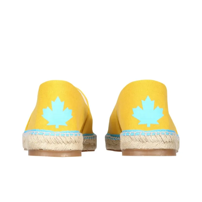 DSQUARED 2 Logo Slogan Jacquard Espadrilles-3
