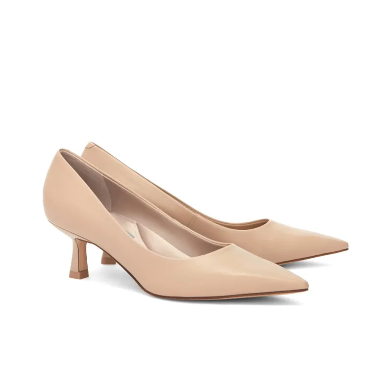 CHARLES&KEITH Mary Jane Shoes Women's Low Top Flesh-1