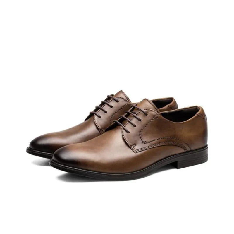 Ecco Men's Casual Shoes Men Low Top Brown-2