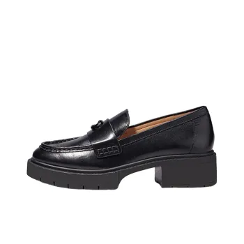COACH Leah Chunky Sole Leather Loafers