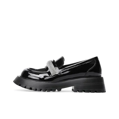 MIO Loafers Women's Low-Top Black