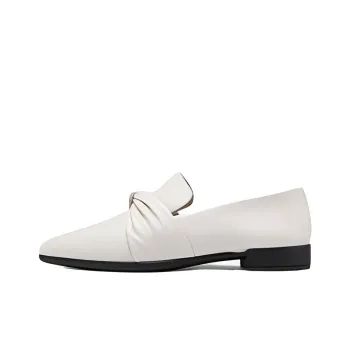 Ecco Contour 20 Pointed Toe Loafers Women's Lime Gray