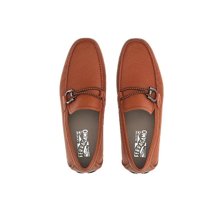 FERRAGAMO GANCINI Men's Casual Shoes Men's Light Brown-2