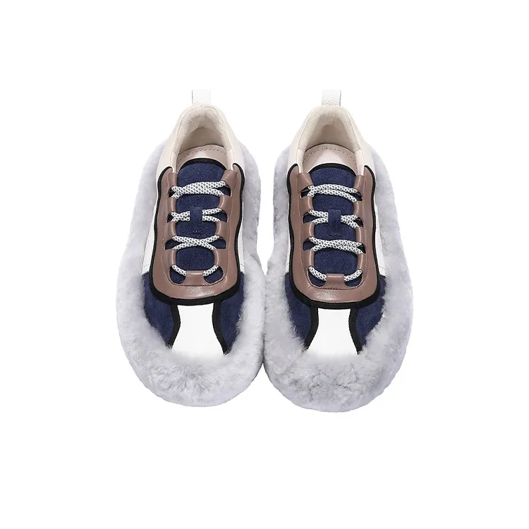 HALF AWAKE Platform Shoes Women's Gray-4