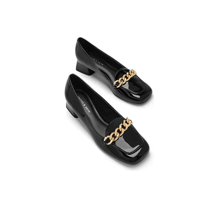 CHARLES&KEITH Chunky Heel Mary Jane Shoes Women's-2