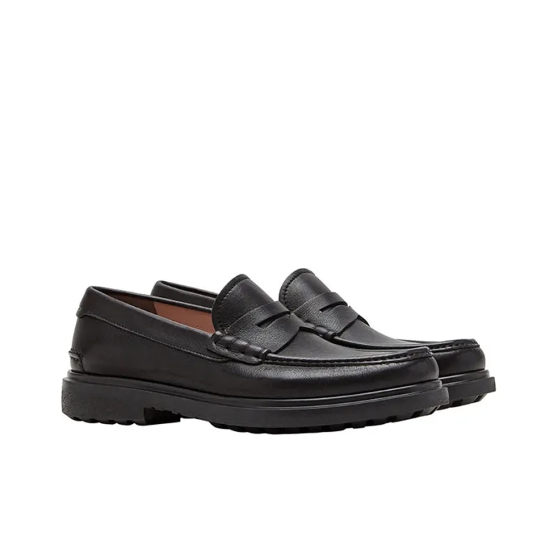 FERRAGAMO Leather Penny Loafers-2