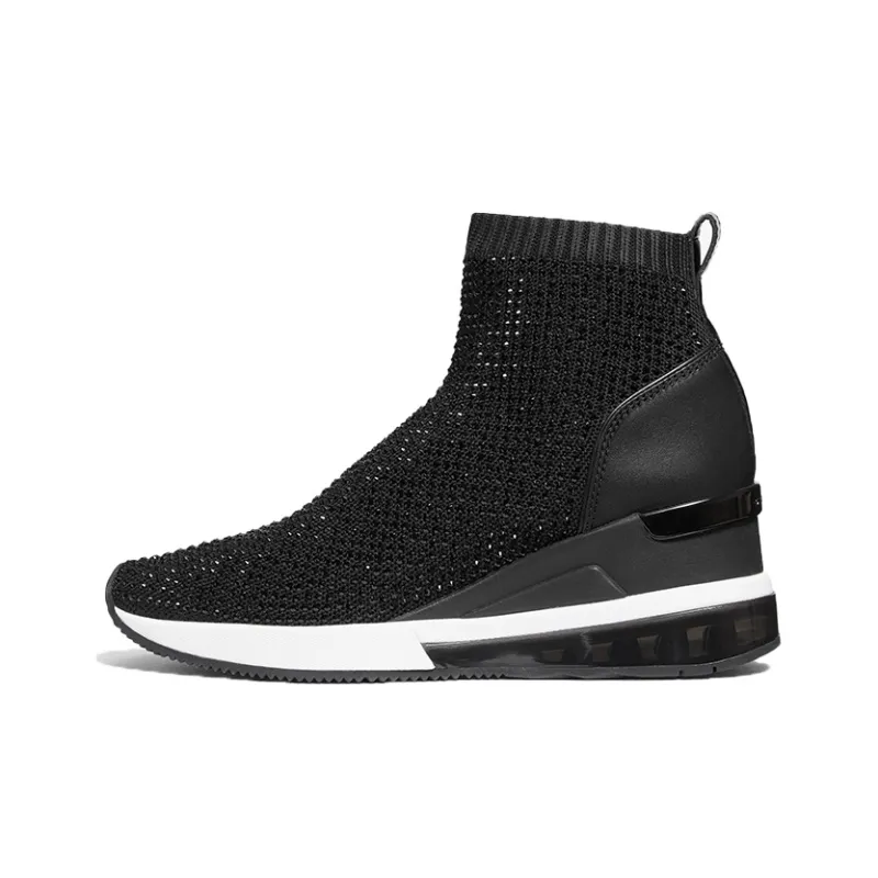 MICHAEL KORS High Top Platform Shoes Women's Black-0