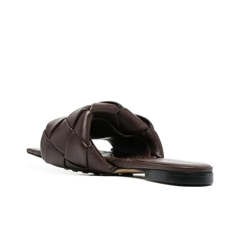 Bottega Veneta Lido Stylish Sandal Women's Brown-3