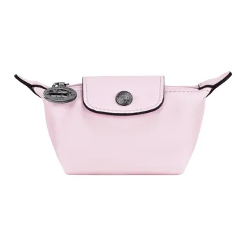 LONGCHAMP Le Pliage Xtra Cow Leather Coin Purses Wallets Women's Pink