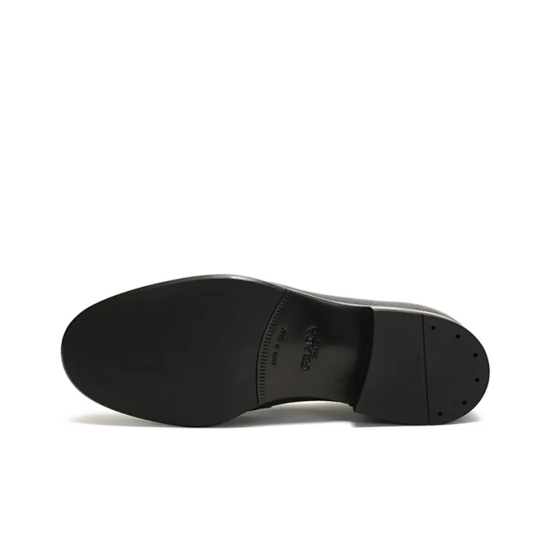 PRADA Loafers Men Low Top Black-5