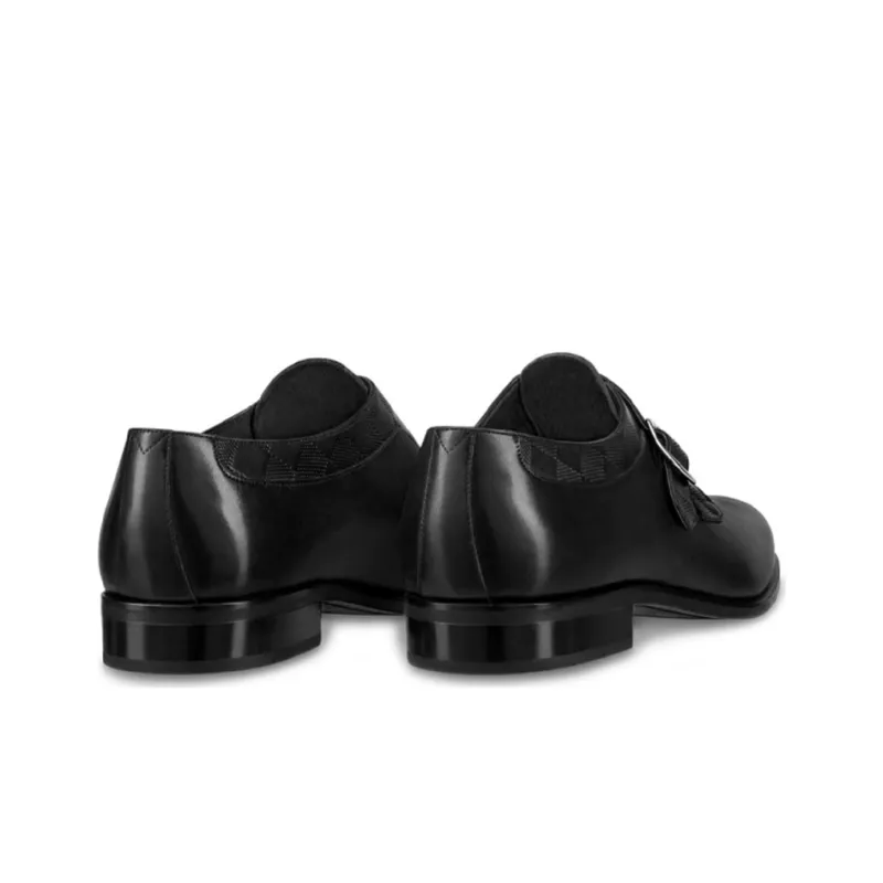 LOUIS VUITTON Haussmann Men's Casual Shoes Men Low-Top Black-3