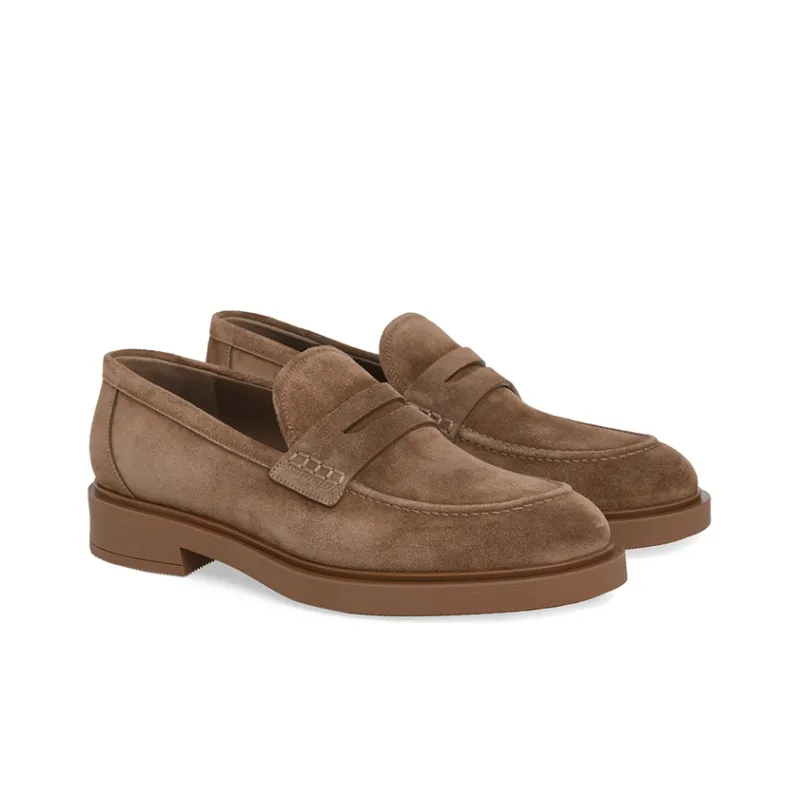 GIANVITO ROSSI Harris Penny-slot Loafers-2