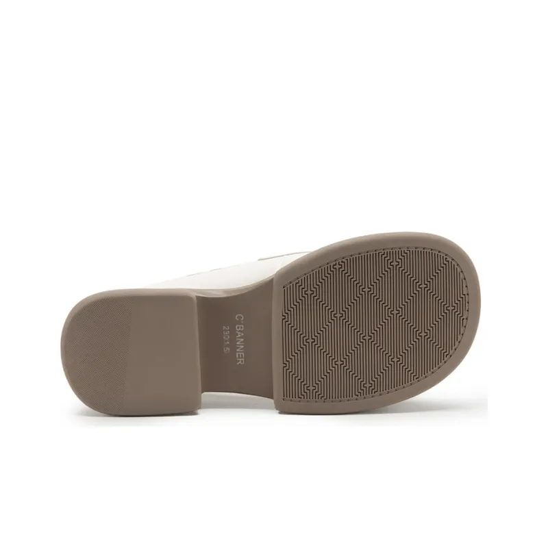 C°BANNER Platform Shoes Women's Beige-5