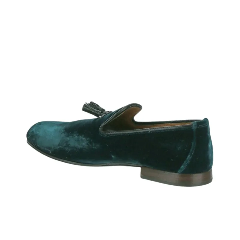 TOM FORD Velvet Nicholas Tassel-detail Slippers-3