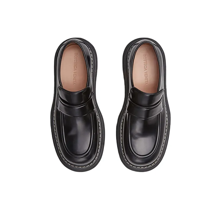 Bottega Veneta Bounce Loafers Black-1