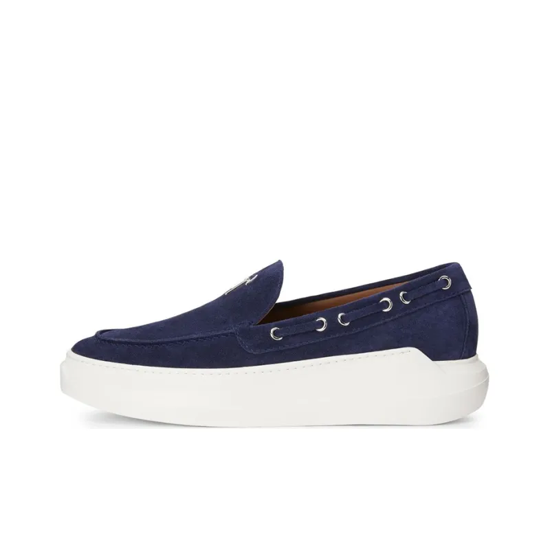 Giuseppe Zanotti Conley Navy Loafers-0