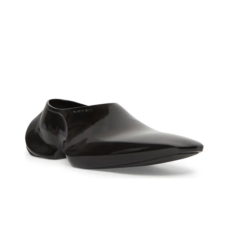 Balenciaga Space Shoe Shiny Black-2