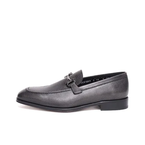 FERRAGAMO GANCINI Casual Shoes Men's Light Gray