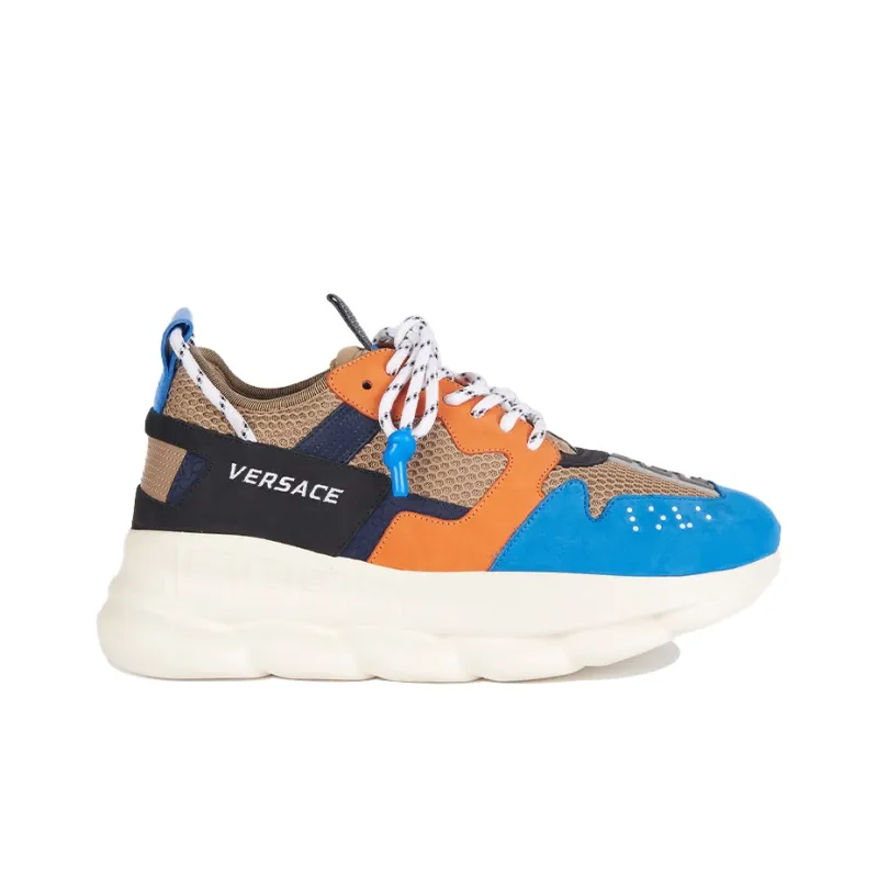 VERSACE Chain Reaction 2 Brown Orange Blue-1