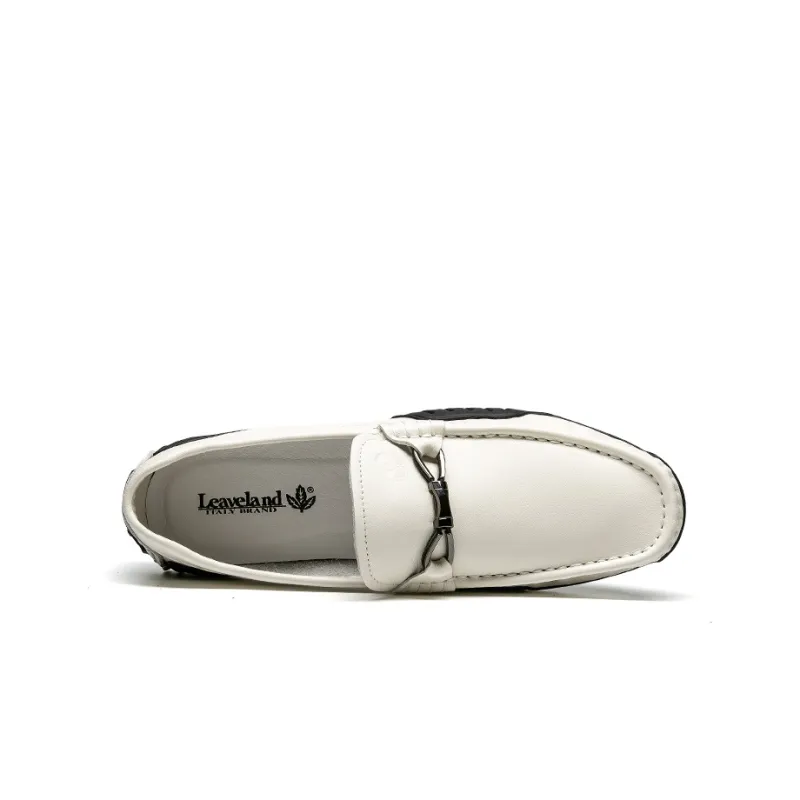 LEAVELAND Casual Shoes Men's White-2