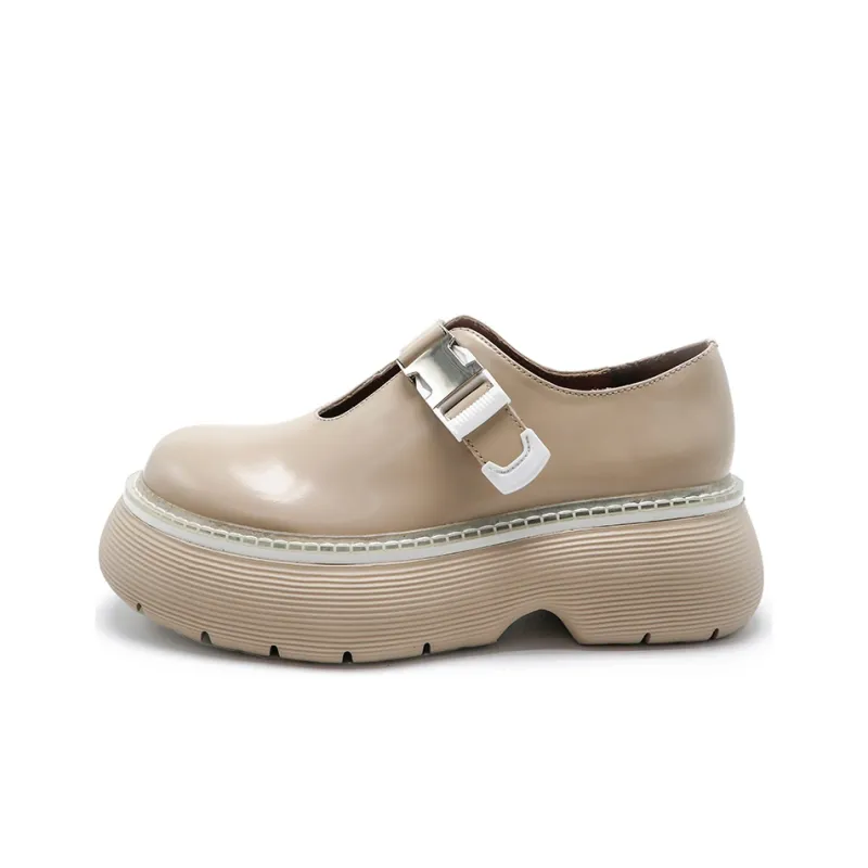 CAMIDY Since1982 Platform Shoes Women's Apricot-0