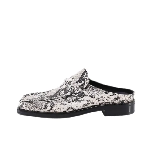 Martine rose Faux Snakeskin Flat Mules