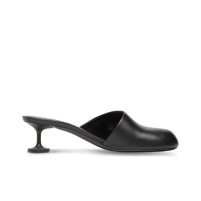 Balenciaga Lady 50mm Mule Blacker Leather Women's-1